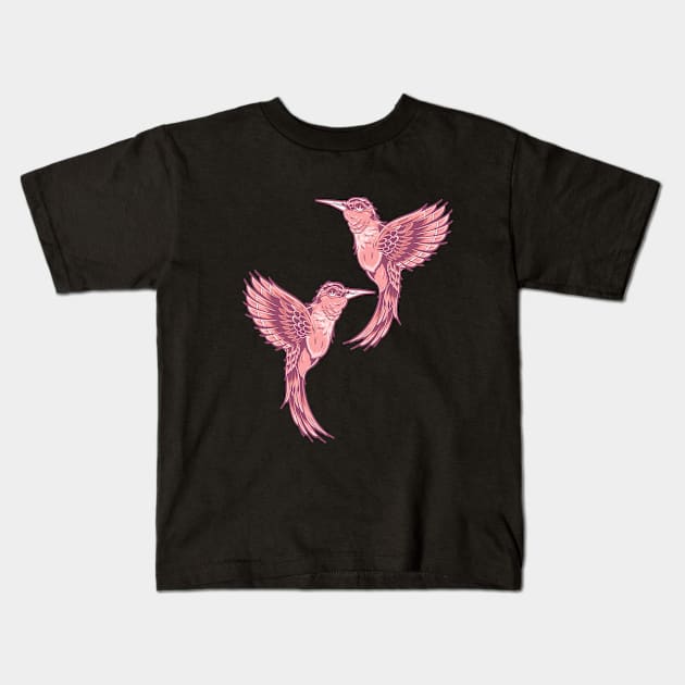 Hummingbird Spiritual Motivational Birds Lovers Gift Kids T-Shirt by YANISOVE